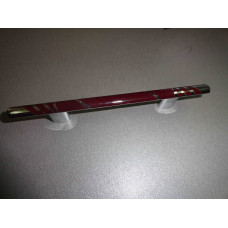 Ручка - скоба К8110, 64 мм, античная бронза бежевая вставка