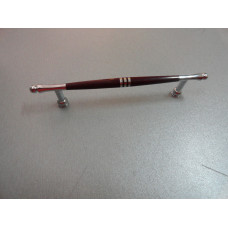 Ручка - скоба 96 мм Жезл коричневая 81206 Р26