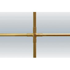 Соединитель крест 05а (26 мм) для раскладки самоклеющийся, золото, 132027