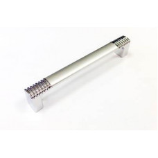 Ручка-рейлинг, 96 мм алюминий + хром